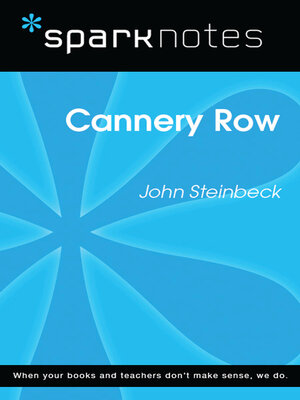 cover image of Cannery Row (SparkNotes Literature Guide)